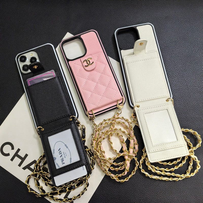 Elegant Crossbody Leather iPhone Case mysite