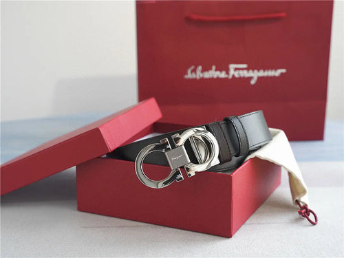 Classic Silver-Buckle Leather Belt-1 mysite