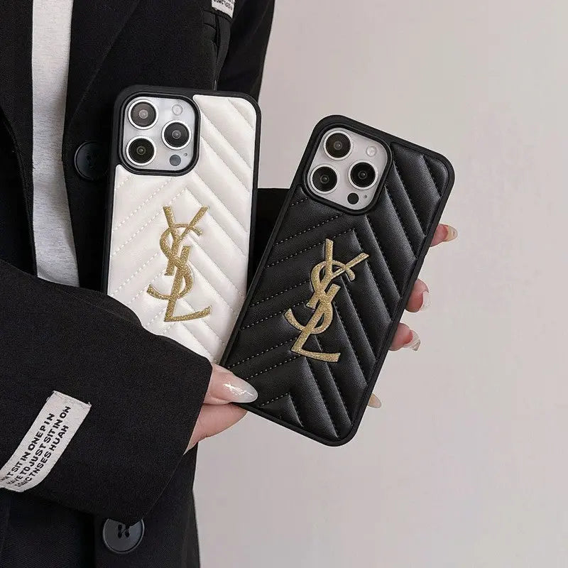 Saint Black & White Leather iPhone Case-s2 mysite