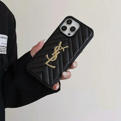 Saint Black & White Leather iPhone Case-s2 mysite
