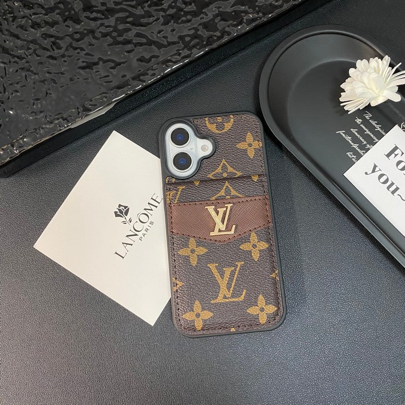 Luxury Card Bag Classic Color iPhone Case mysite