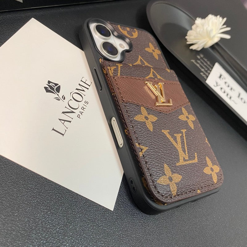 Luxury Card Bag Classic Color iPhone Case mysite