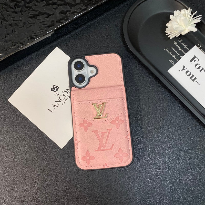 Luxury Card Bag Classic Color iPhone Case mysite