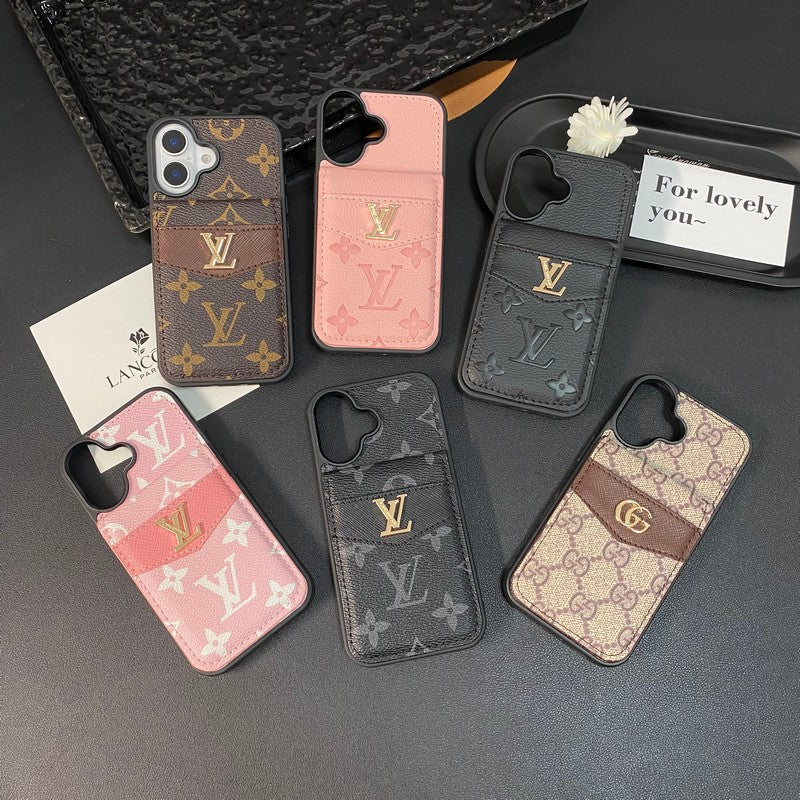 Luxury Card Bag Classic Color iPhone Case mysite