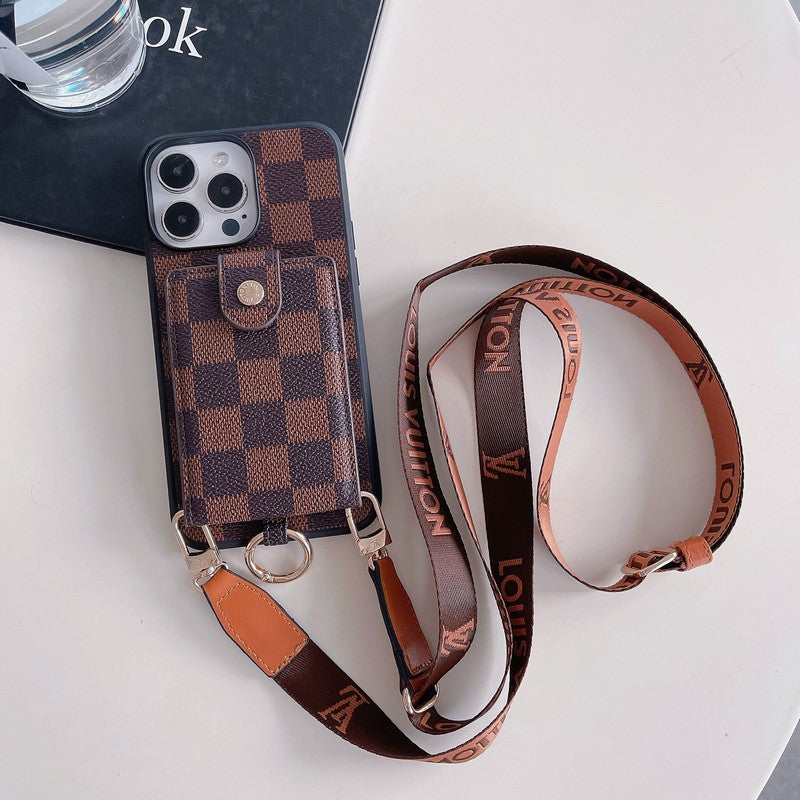 Luxury Card Bag Classic Chain iPhone Case mysite