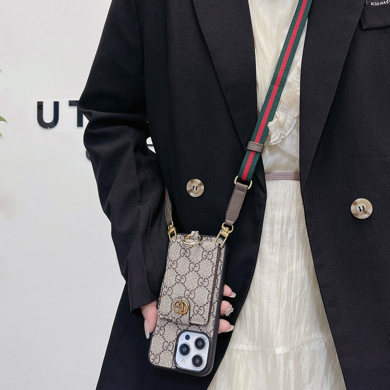 Luxury Card Bag Classic Chain iPhone Case mysite