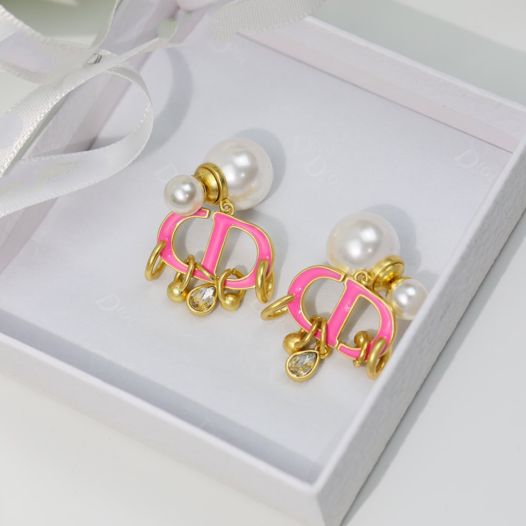 CD PINK PEARL GOLD 1 DIAMOND EARRINGS mysite