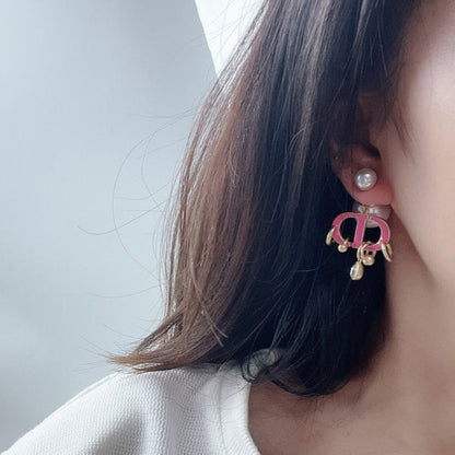 CD PINK PEARL GOLD 1 DIAMOND EARRINGS mysite