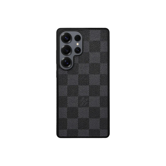 Checked Up Black Case | Samsung-1 mysite