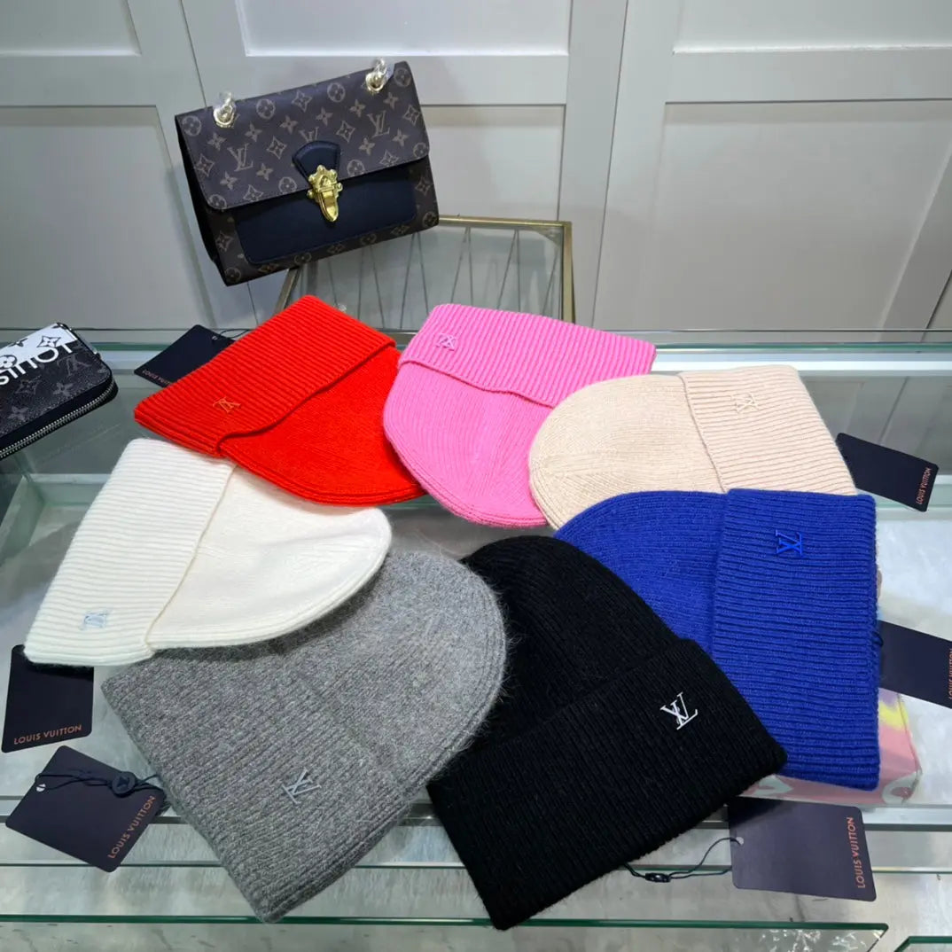 Luxury Embroidered Wool Beanie | Luxury Designer Winter Hat-s2 mysite