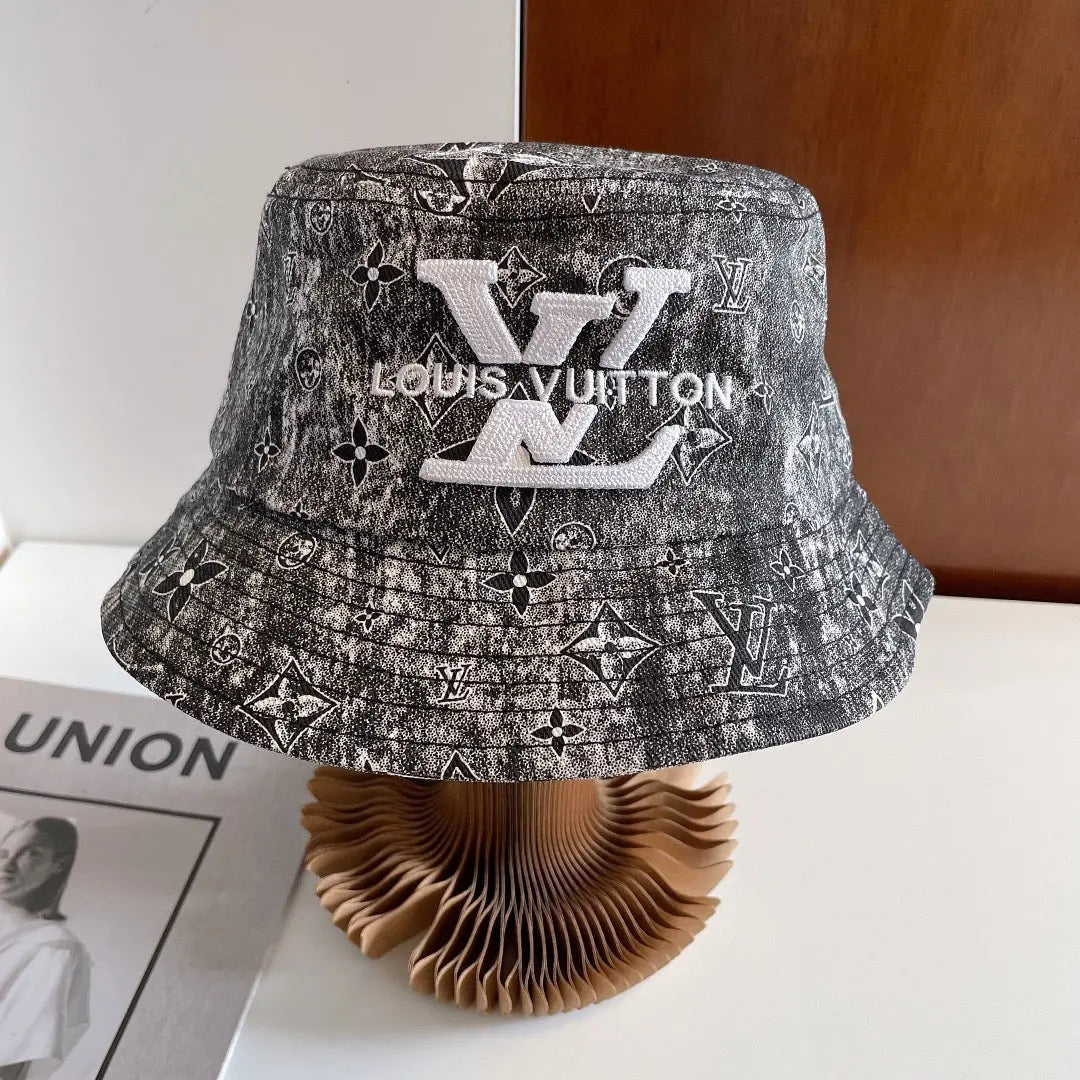 Luxury Monogram Embroidered Bucket Hat-s2 mysite