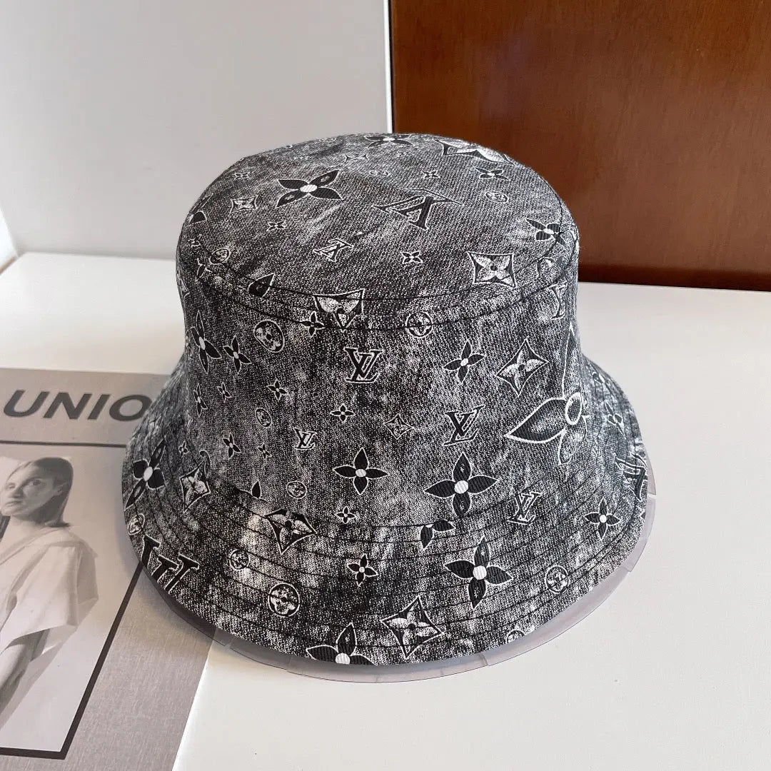 Luxury Monogram Embroidered Bucket Hat-s2 mysite