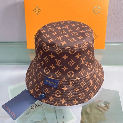 Luxury Monogram Reversible Bucket Hat-s2 mysite