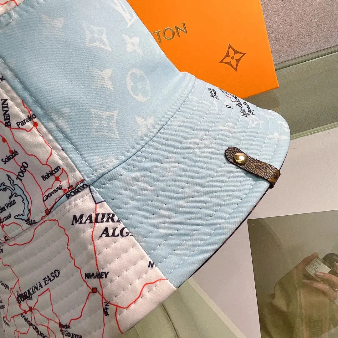 Luxury Monogram Reversible Bucket Hat-s2 mysite