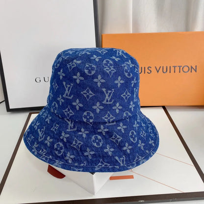 Luxury Monogram Denim Bucket Hat-s2 mysite