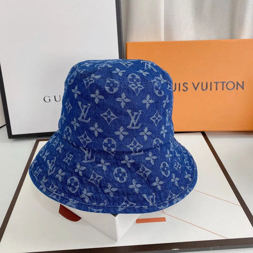 Luxury Monogram Denim Bucket Hat-s2 mysite