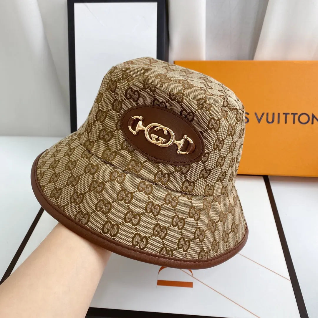 Classic GG Monogram Chain Bucket Hat-s2 mysite