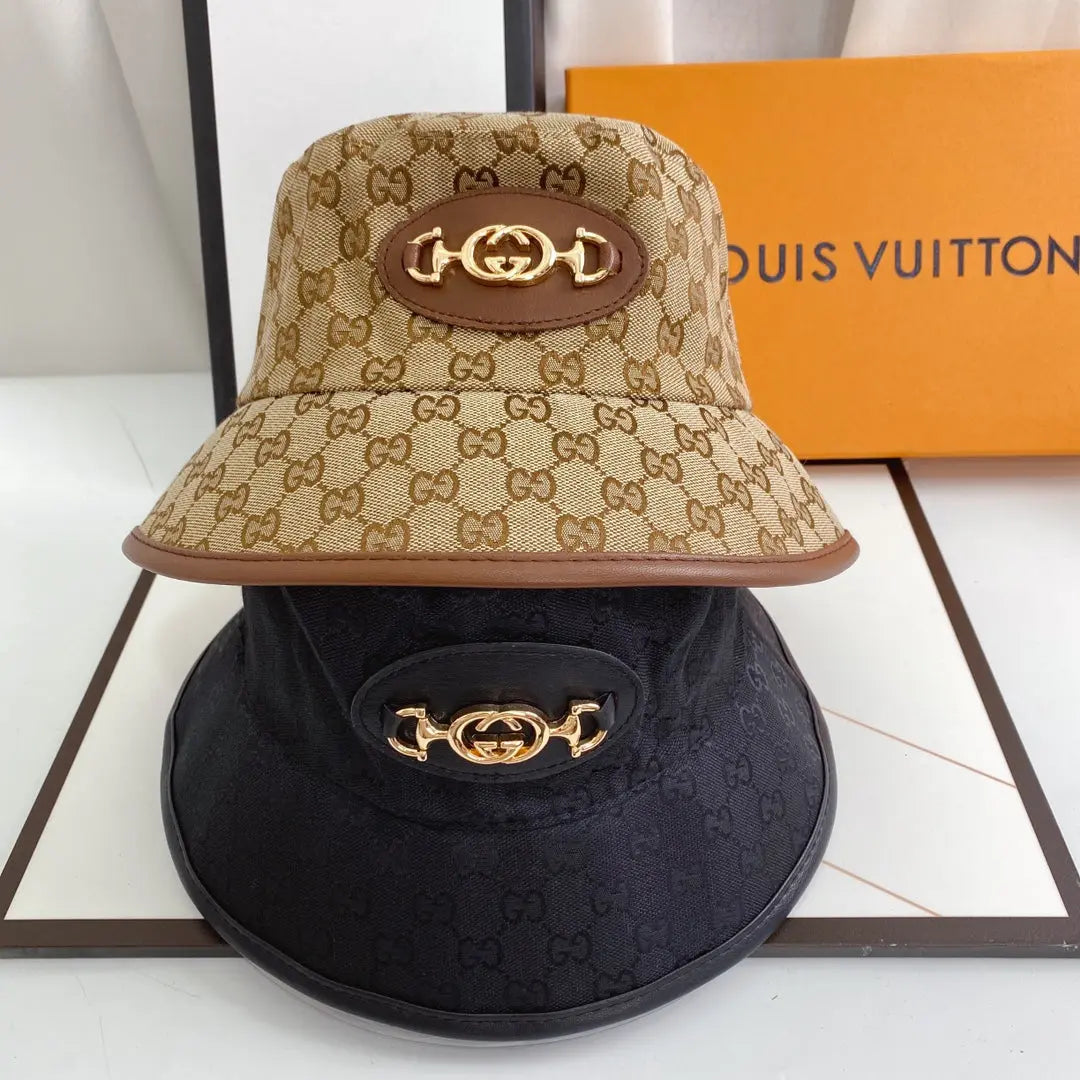 Classic GG Monogram Chain Bucket Hat-s2 mysite