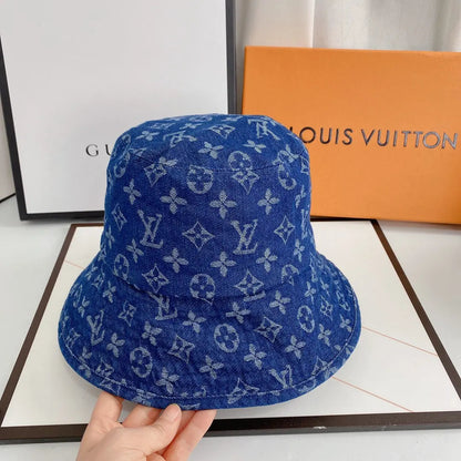 Luxury Monogram Denim Bucket Hat-s2 mysite