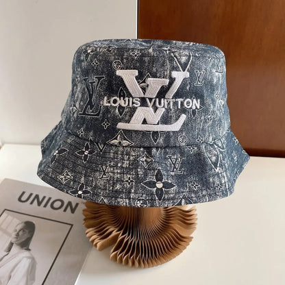 Luxury Monogram Embroidered Bucket Hat-s2 mysite