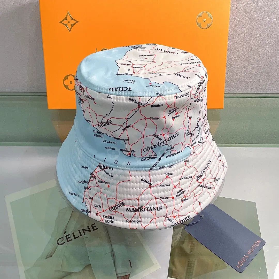 Luxury Monogram Reversible Bucket Hat-s2 mysite