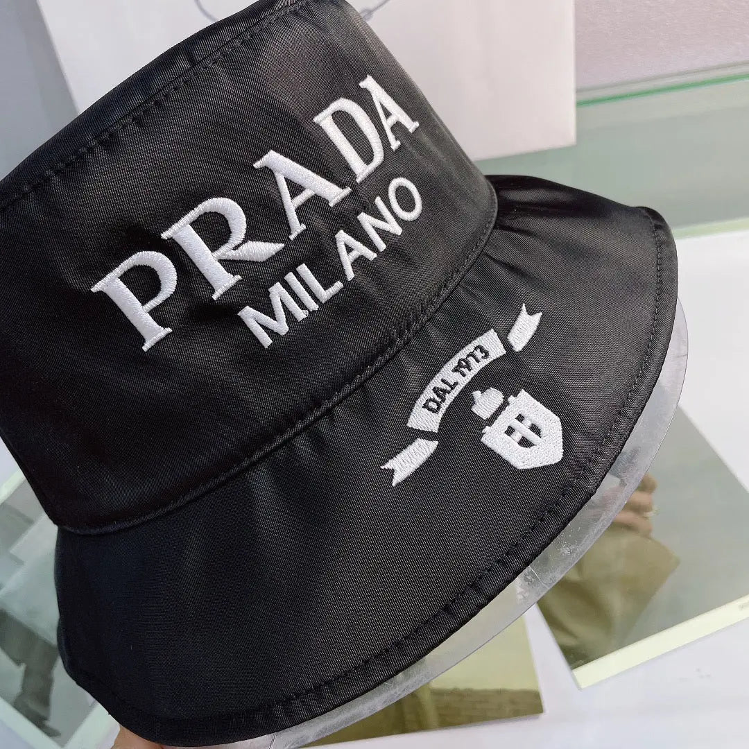 FashionEmbroidered Bucket Hat | Luxury Designer Cotton Bucket Hat-s2 mysite
