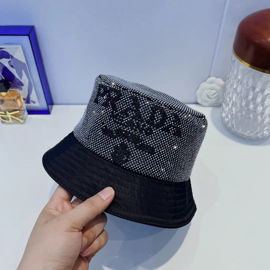 Fashion Full Crystal Bucket Hat-s2 mysite