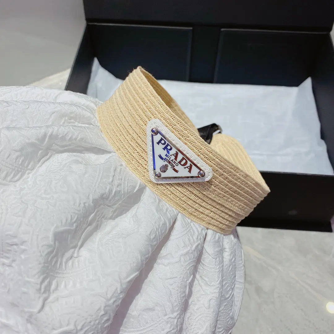 FashionFoldable Crinkled Cotton Sun Visor | Luxury Designer Summer Hat-s2 mysite