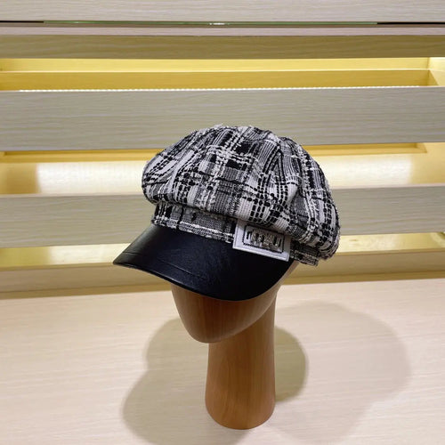 Luxury Tweed Newsboy Cap | Luxury Women's Designer Hat-s2 mysite