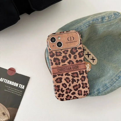 Fashion Brown Color Leather iPhone Case-s2 mysite
