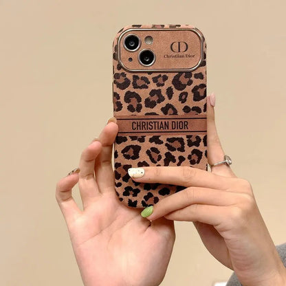 Fashion Brown Color Leather iPhone Case-s2 mysite
