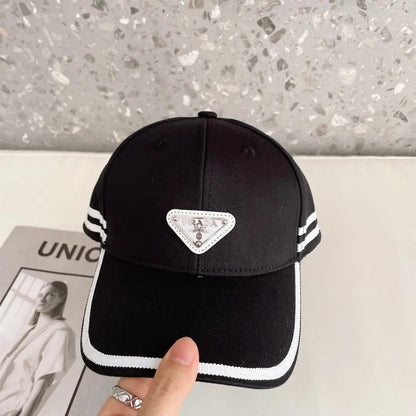 Fashion Triangle Logo Baseball Cap | Luxury Designer Cotton Hat-s2 mysite