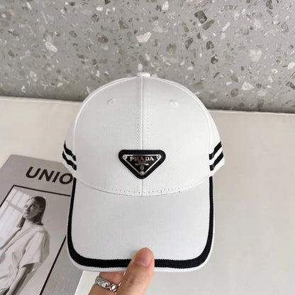 Fashion Triangle Logo Baseball Cap | Luxury Designer Cotton Hat-s2 mysite