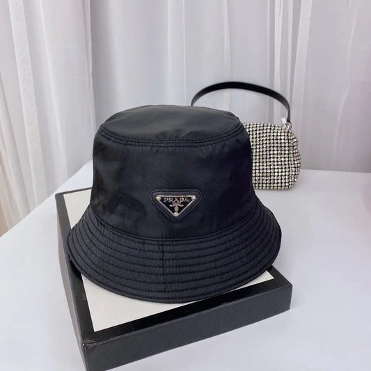 Fashion Triangle Logo Bucket Hat | Luxury Designer Cotton Hat-s2 mysite