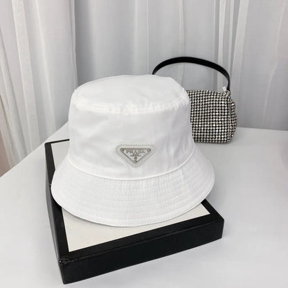 Fashion Triangle Logo Bucket Hat | Luxury Designer Cotton Hat-s2 mysite