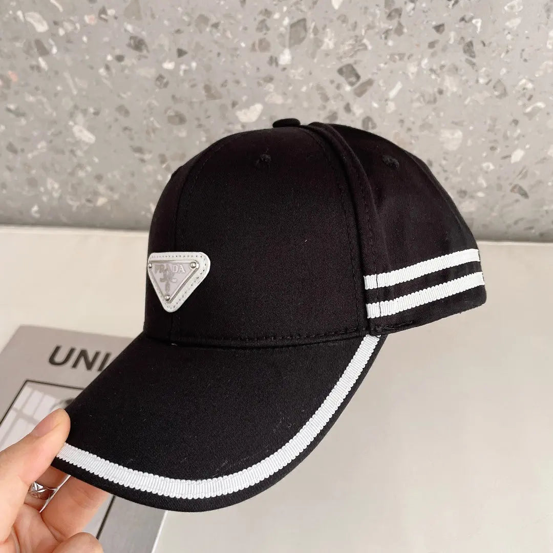 Fashion Triangle Logo Baseball Cap | Luxury Designer Cotton Hat-s2 mysite