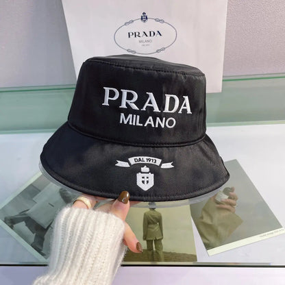 FashionEmbroidered Bucket Hat | Luxury Designer Cotton Bucket Hat-s2 mysite