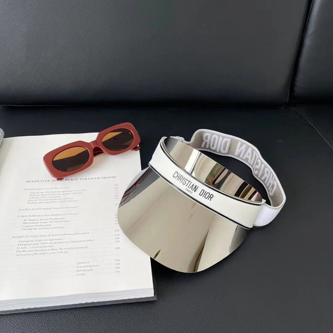 Classic Vintage Resin Mirror Sun Visor Hat-s2 mysite