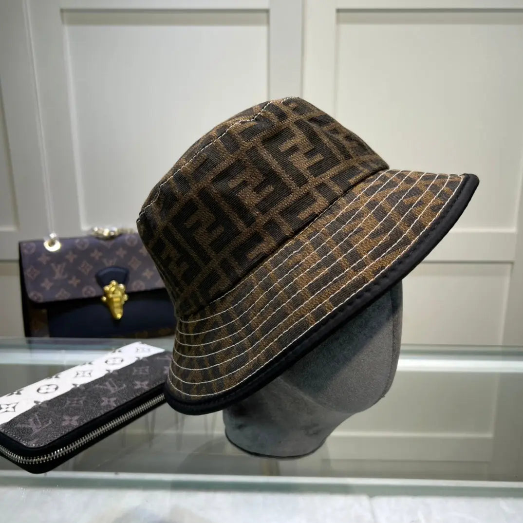 Luxury FF Monogram Bucket Hat-s2 mysite