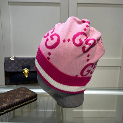Classic GG Jacquard Wool Knit Beanie | Luxury Designer Winter Hat-s2 mysite
