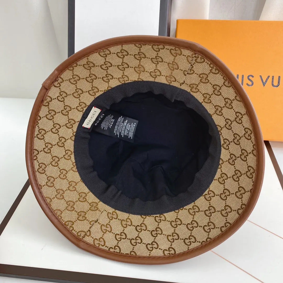 Classic GG Monogram Chain Bucket Hat-s2 mysite