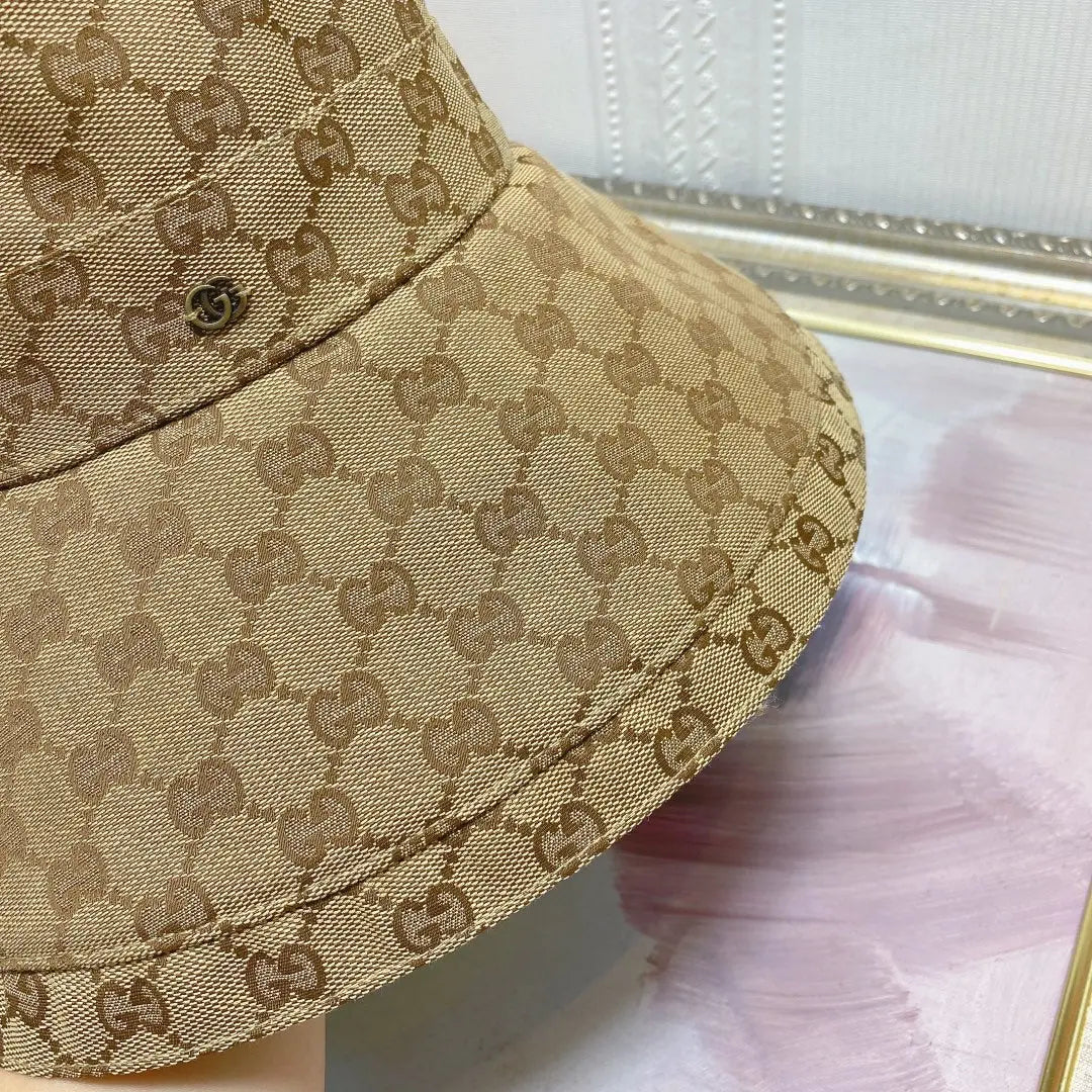 Classic GG Monogram Wide Brim Denim Hat-s2 mysite