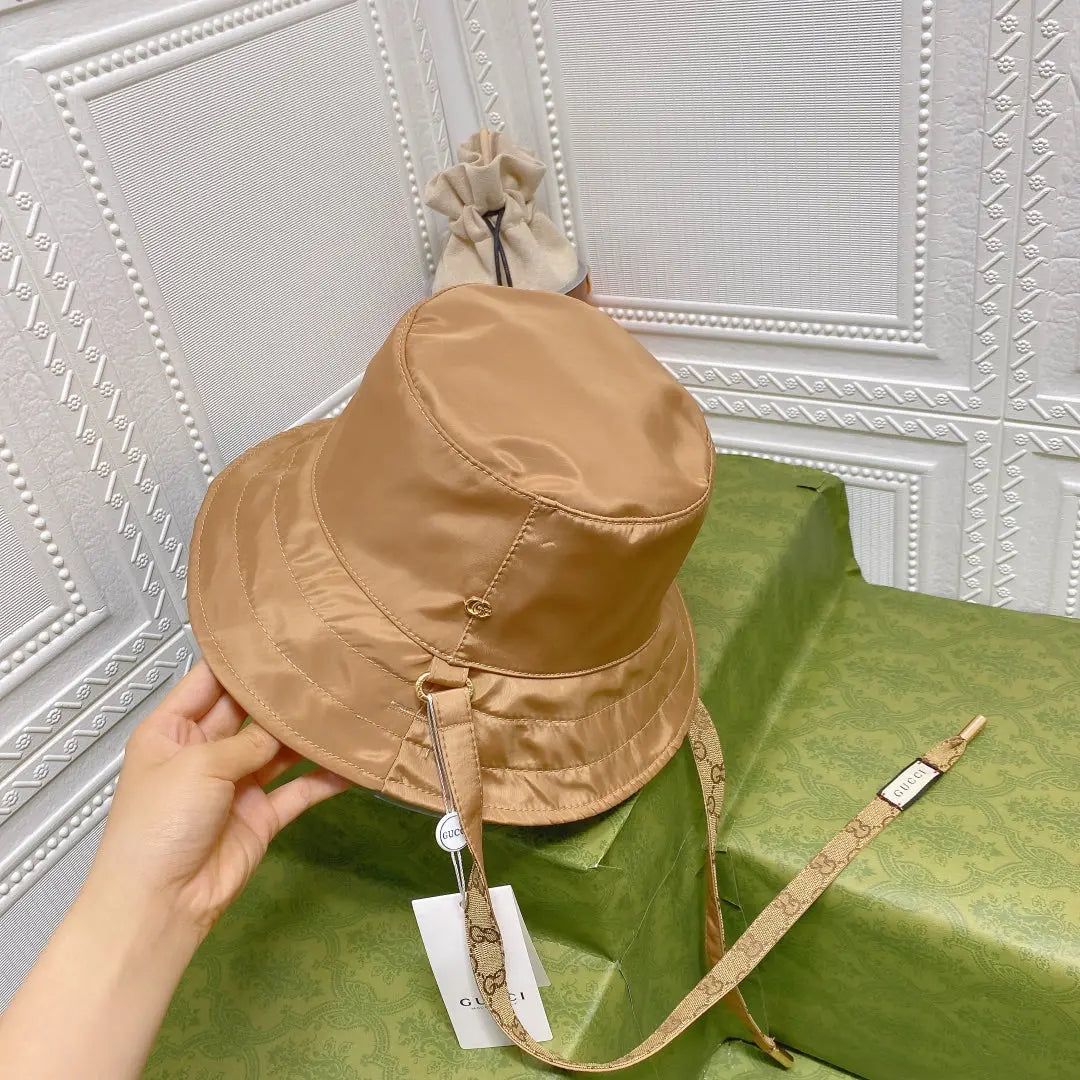 Classic GG Monogram Double-Sided Strap Bucket Hat-s2 mysite