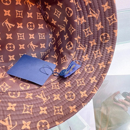 Luxury Monogram Reversible Bucket Hat-s2 mysite