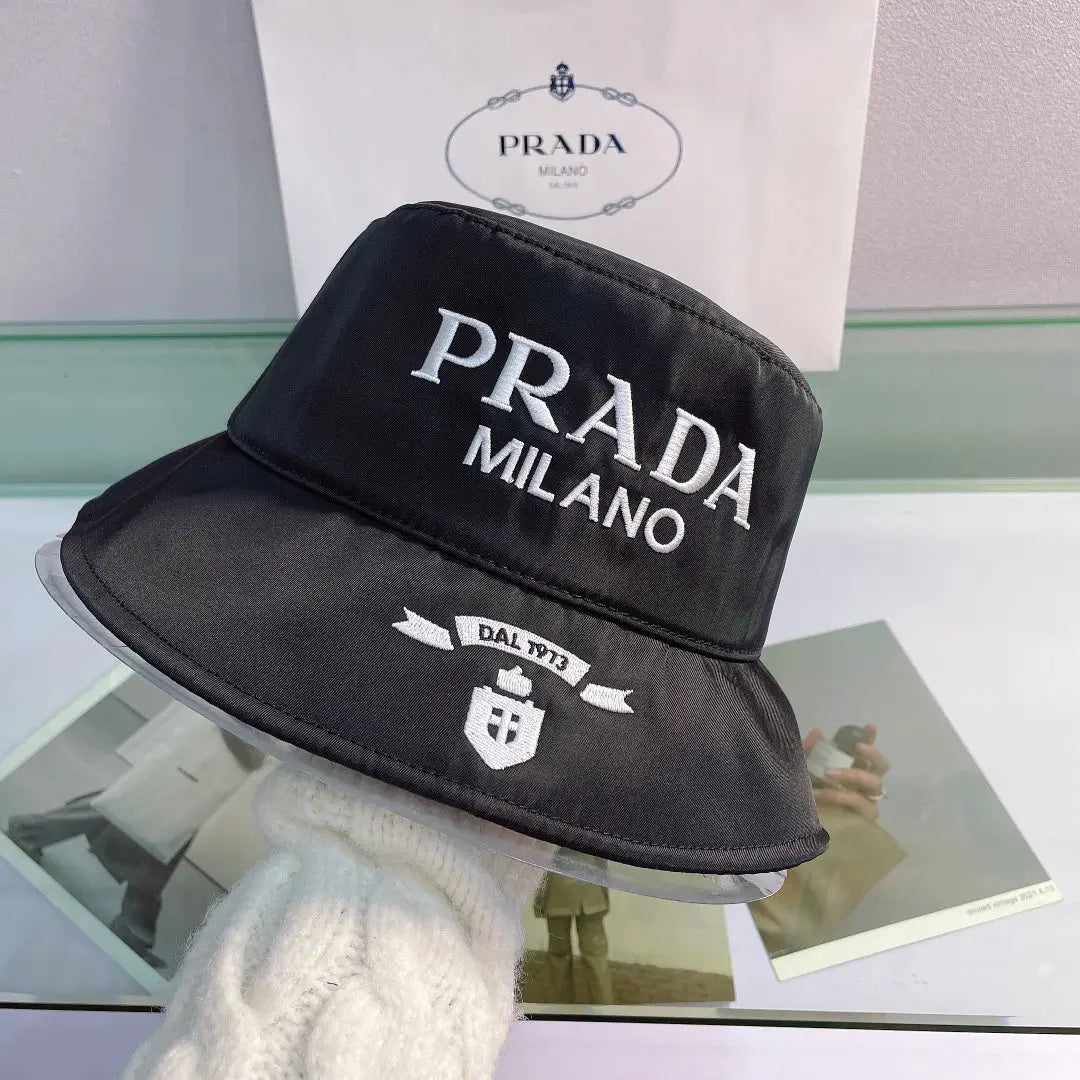FashionEmbroidered Bucket Hat | Luxury Designer Cotton Bucket Hat-s2 mysite