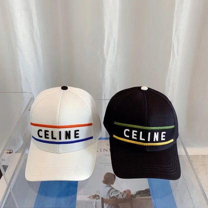 CELINE Embroidered Cotton Baseball Cap | Luxury Designer Adjustable Hat-s2 mysite