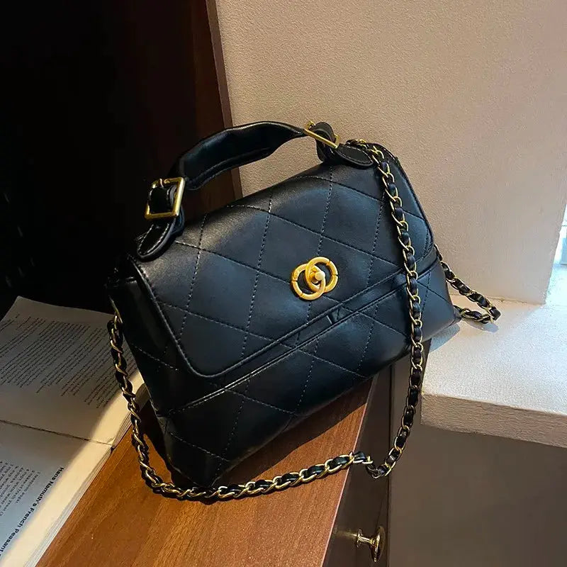 Popular Classic Elegant Women's Leather Handbag-18 mysite