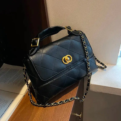 Popular Classic Elegant Women's Leather Handbag-18 mysite