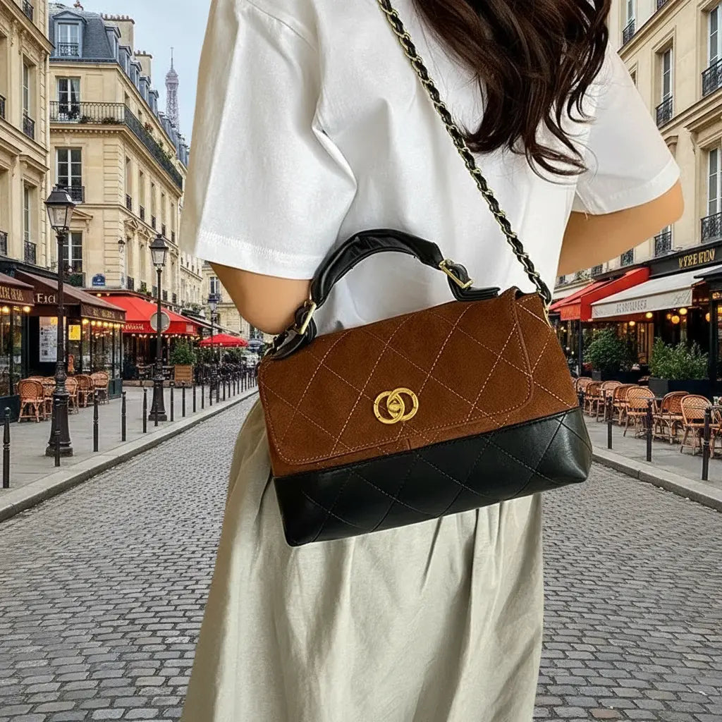 Popular Classic Elegant Women's Leather Handbag-18 mysite