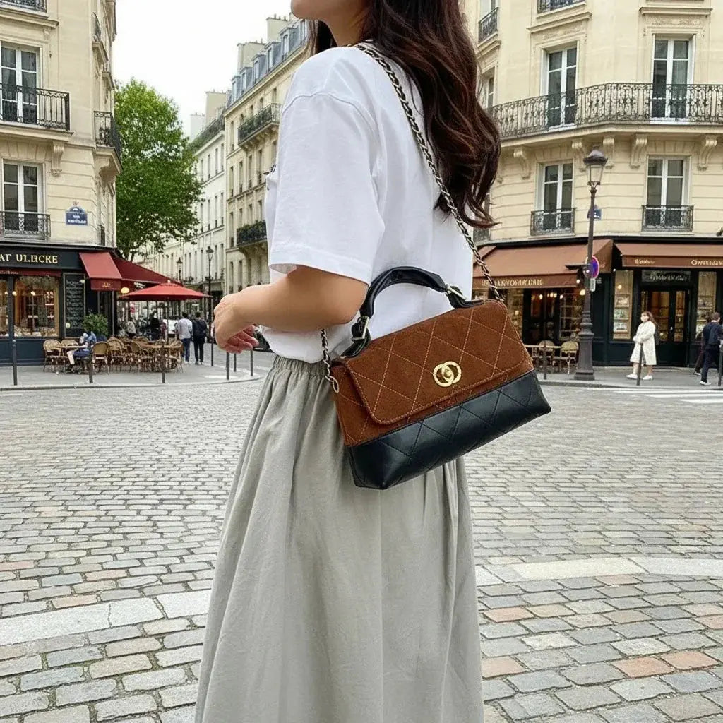 Popular Classic Elegant Women's Leather Handbag-18 mysite
